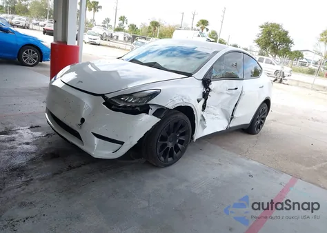 2022 Tesla Model Y Long Range Dual Motor All-Wheel Drive из США, поврежденный, VIN 7SAYGDEE2NF370968